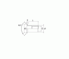 TUERCA REMACHABLE ALUMINIO BRALO LISA AVELLANADA